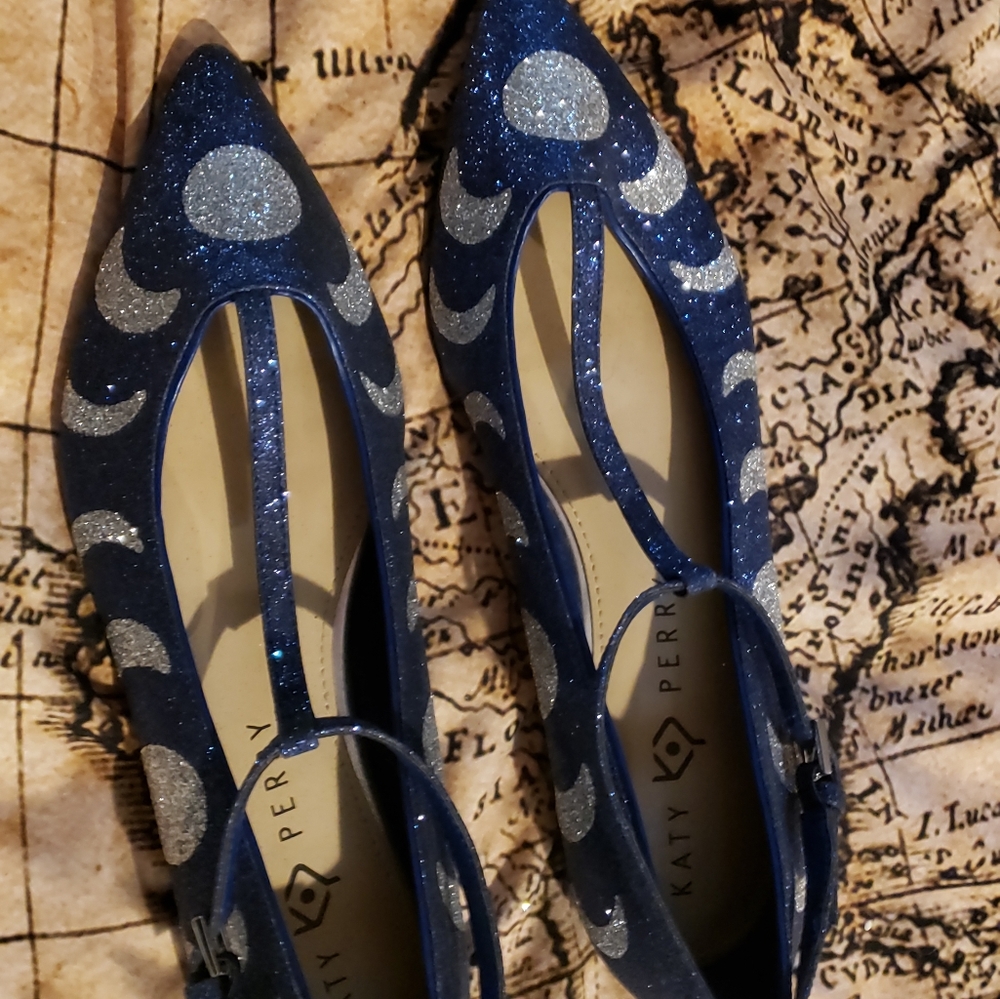 Katy Perry Marian Moon Phase sparkle shoes
